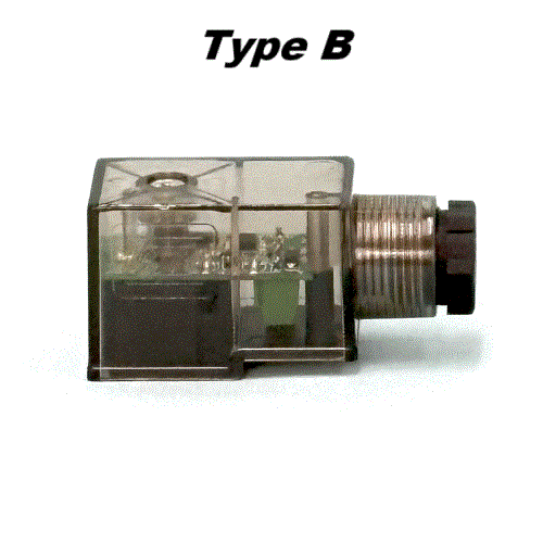 Hydraulic solenoid valve spool operation monitoring device, Type B
